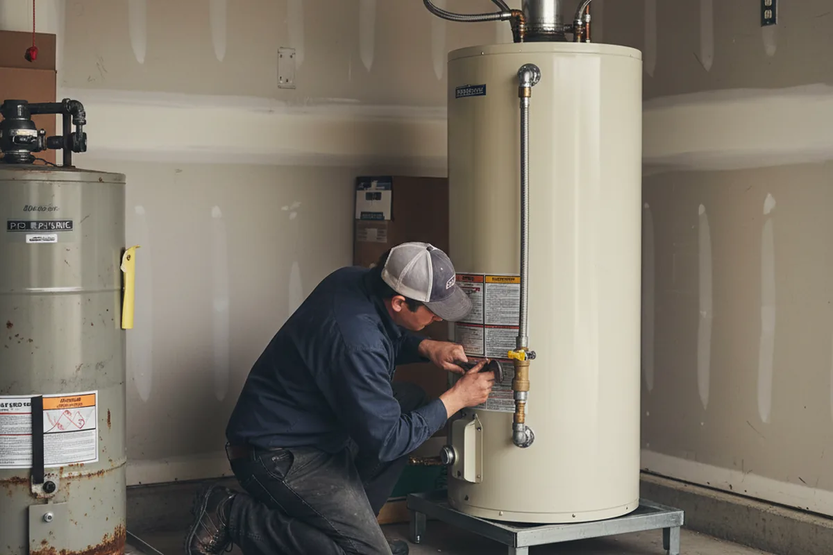 Water heater and shutoff valve replacement in Reeds Spring